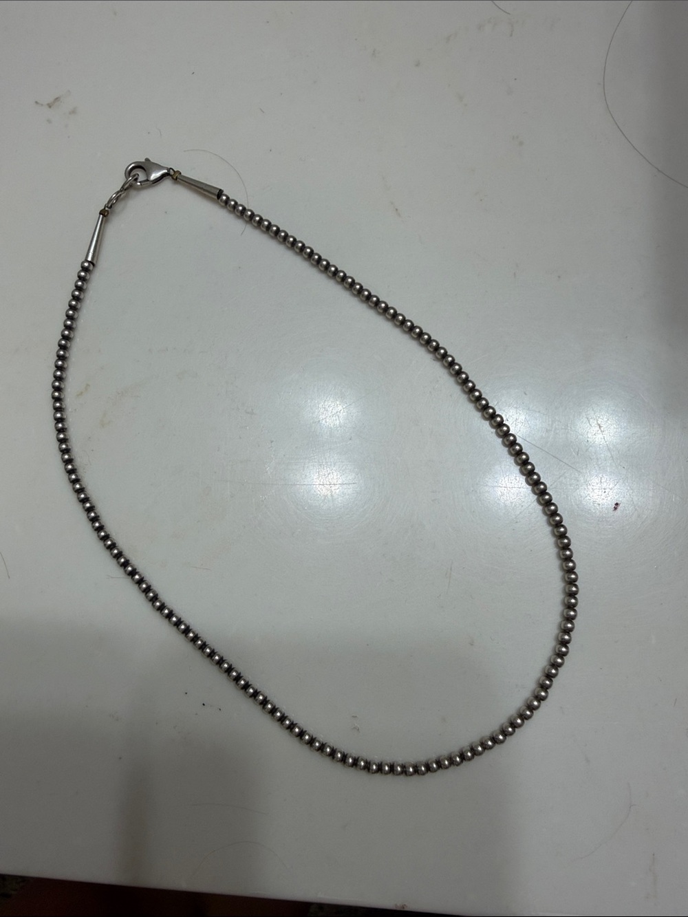 Authentic Navajo pearl beaded necklace 4mm bead